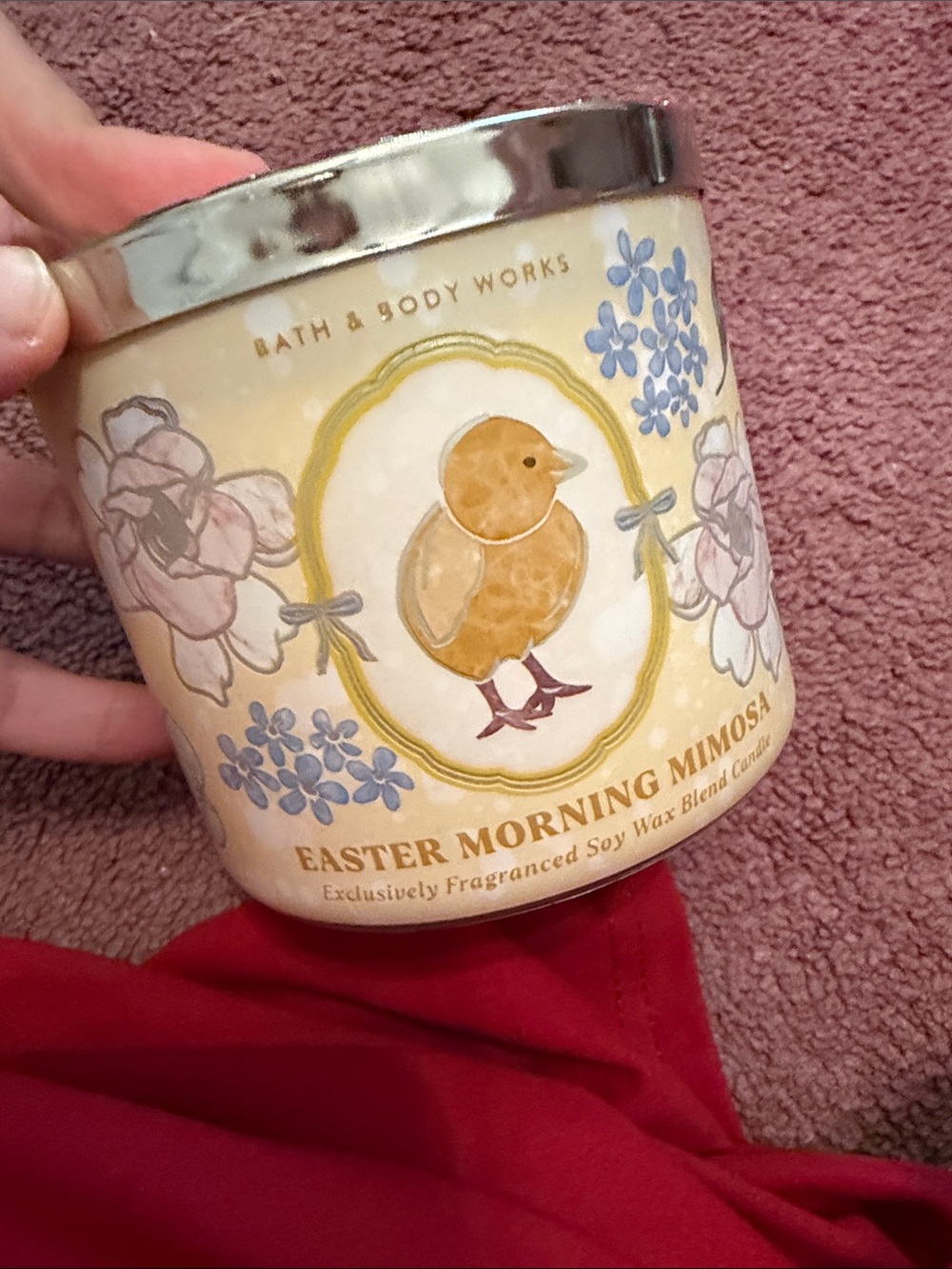 New Bath & Body Works Easter Morning Mimosa Scented Candle - Yellow